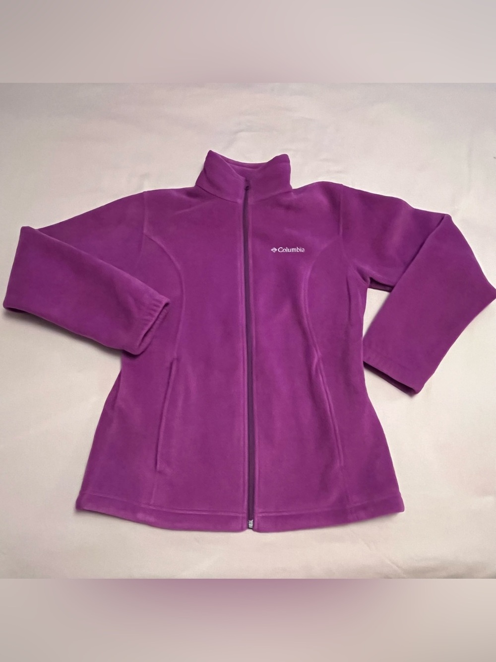 Columbia Woman’s Purple Full-Zip Fleece Jacket